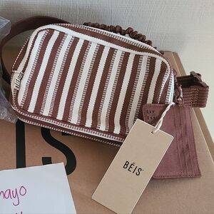 Beis Belt Bag in Maple Stripe